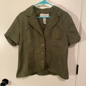 Green blouse